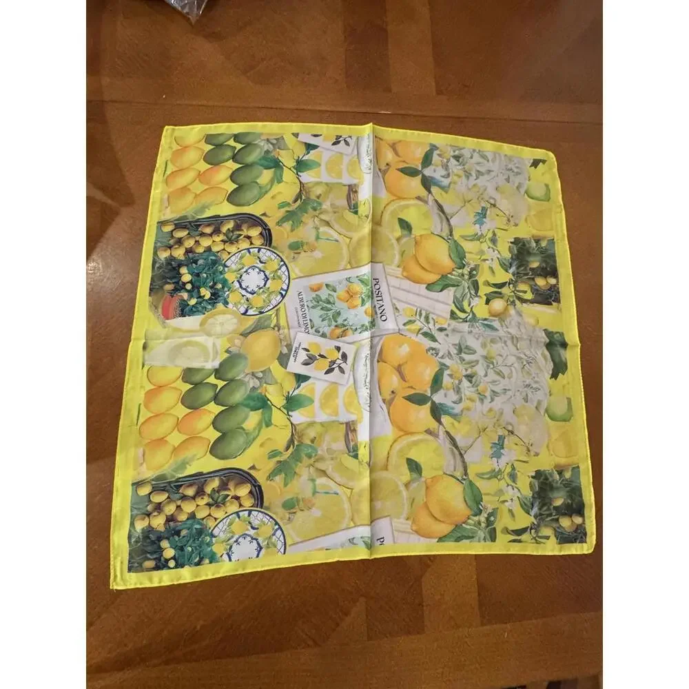 Lemon Print Scarf 215